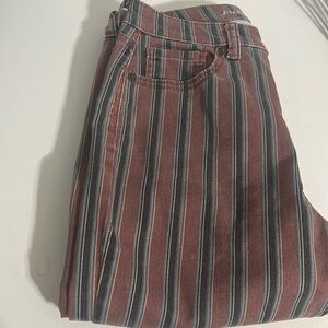 American Eagle, size 0 (fits more a 2-4), pink with blue pin stripes